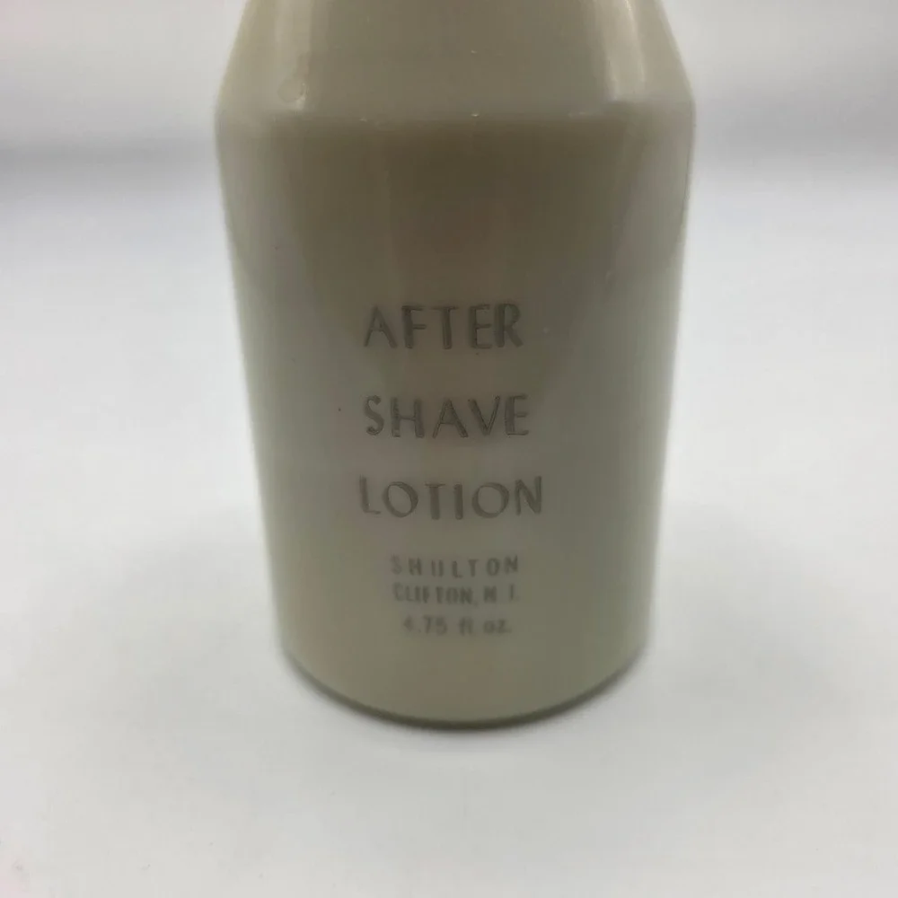 Vintage Old Spice Shulton After Shave Bottle Ship Grand Turk Milk Glass 4.75oz